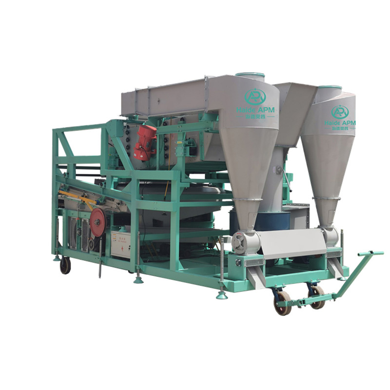 Compounded Double Screen Cleaning Machine with gravity table large output