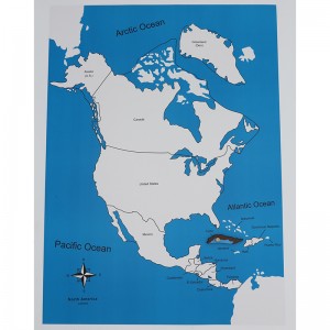 Labeled North America Control Map
