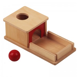Object Permanence Box with Tray