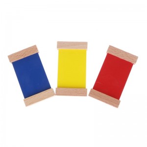 Kolorowe pudełko na tablet Montessori do nauki kolorów 1