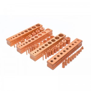 Top Suppliers Geometric Wooden Blocks - Montessori Knobbed Cylinder Blocks – Bst