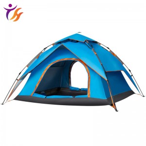 Wholesale automatic quick opening outdoor double door camping tent