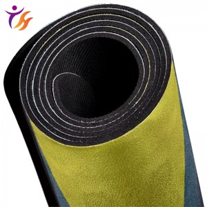 Wholesale Suede Rubber Yoga Mat