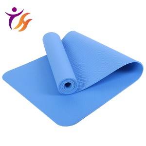 Wholesale Monochrome high quality custom printed eco friendly tpe yoga mats