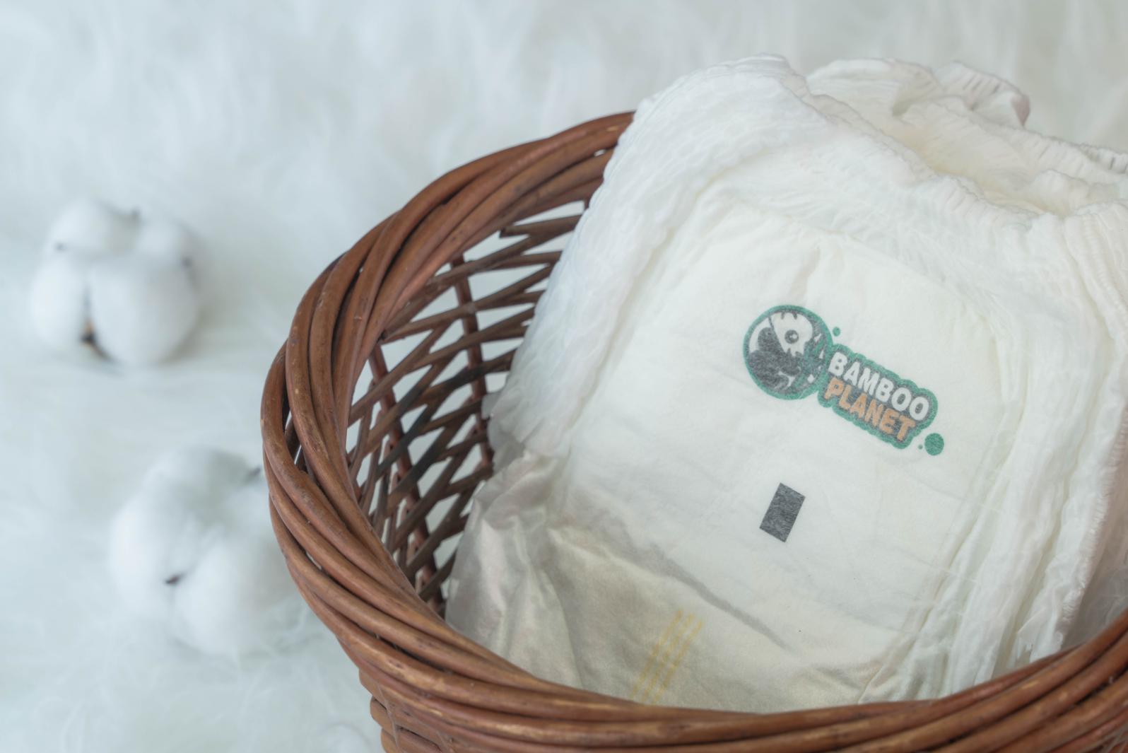 Ubushinwa butanga zahabu kubushinwa super Soft Ultra Thin Absorbent Core Baby Bamboo Disposable Biodegradable Pull-up Diaper