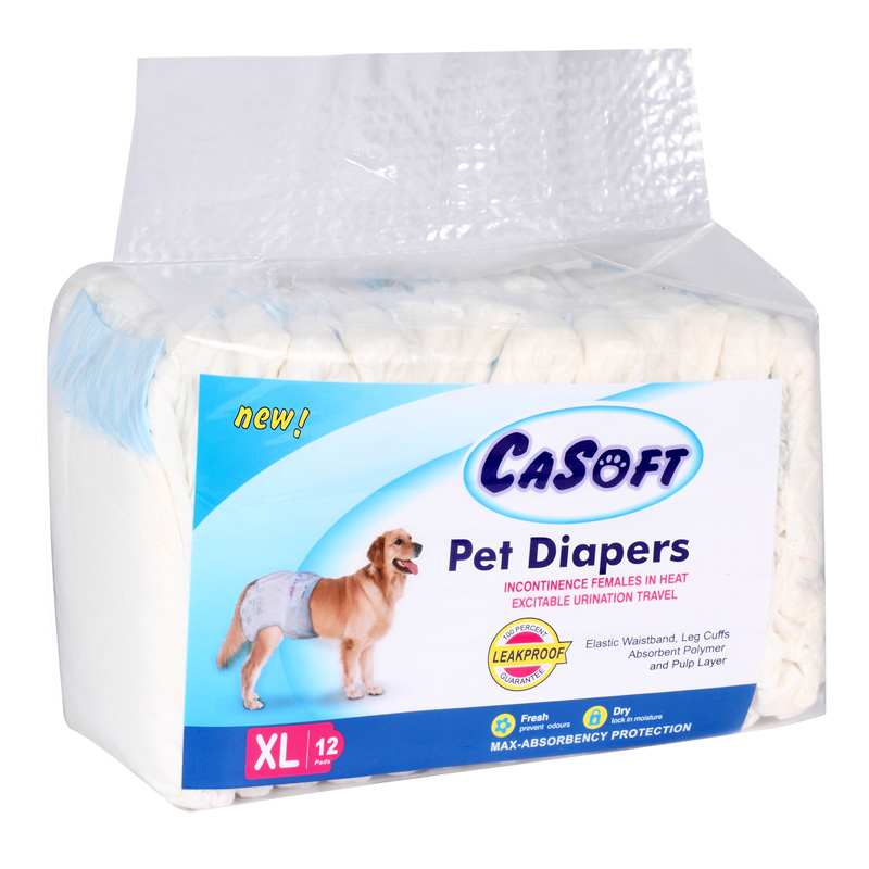 Udumo oluphezulu eChina i-Soft Cotton Pet Diaper Dog Diaper enobukhulu obahlukeneyo boMfanekiso oMfaniswayo