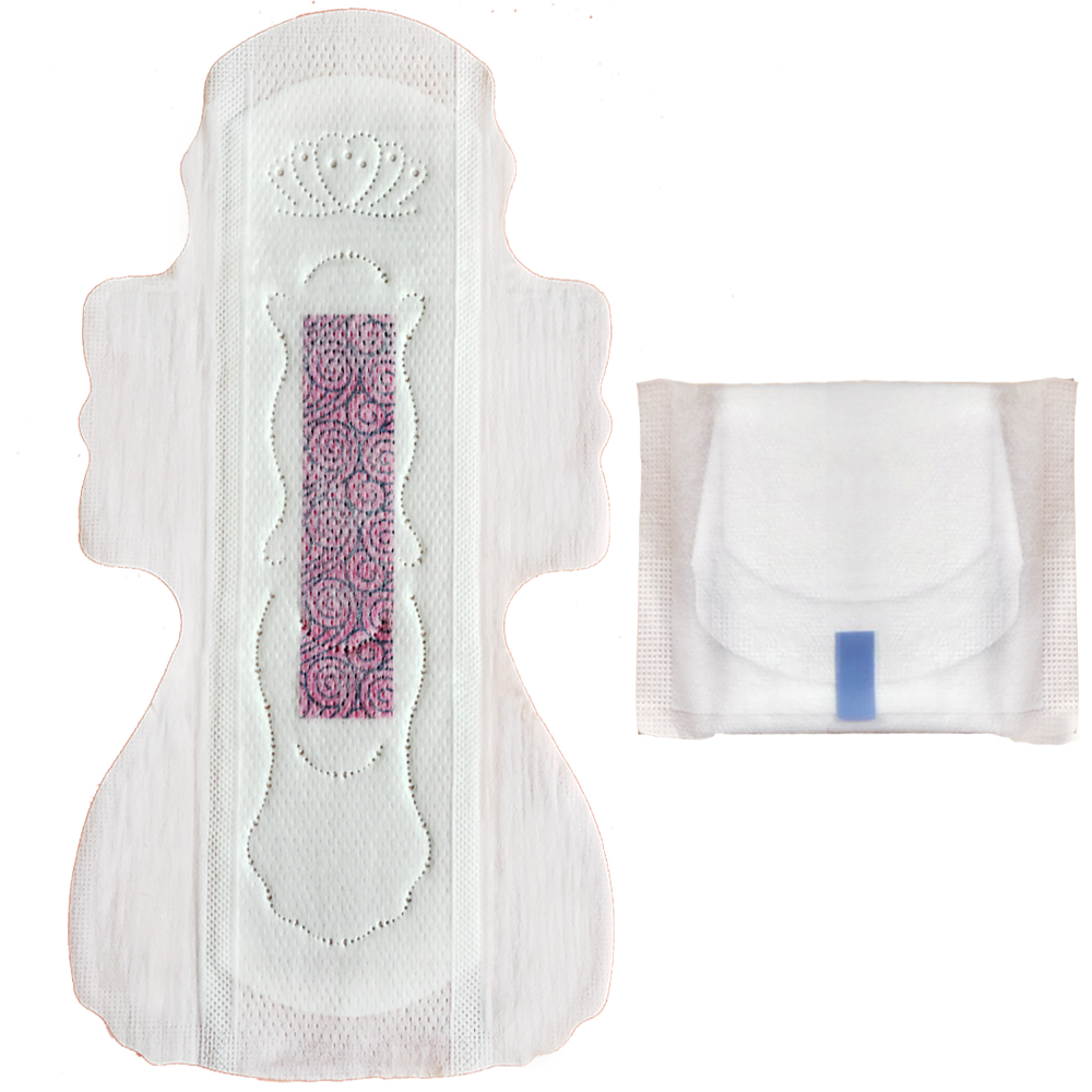 Iivenkile zomzi-mveliso we-OEM ePure Cotton eSterilized Lady Health Sanitary Pads 160mm