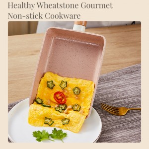Panela de omelete com revestimento antiaderente sem pedra Maifan BC PFOA