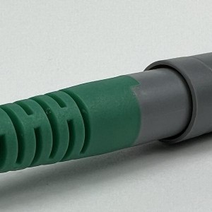 Konektor dorong tarik seri P (IP65) plastik melingkar IP50 luar ruangan digunakan dengan cetakan berlebih