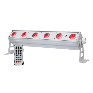 6*15W 6in1 RGBWA+UV Led wall washer lighting with battery and DMX wirless