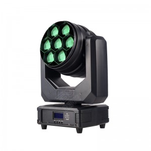 6*15W 6in1 RGBWA+UV Led wall washer lighting with battery and DMX wirless
