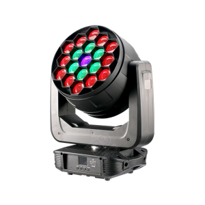wash Zoom and beam moving head with 19x30w rgbw 4in1 led