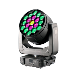 wash Zoom and beam moving head with 19x30w rgbw 4in1 led