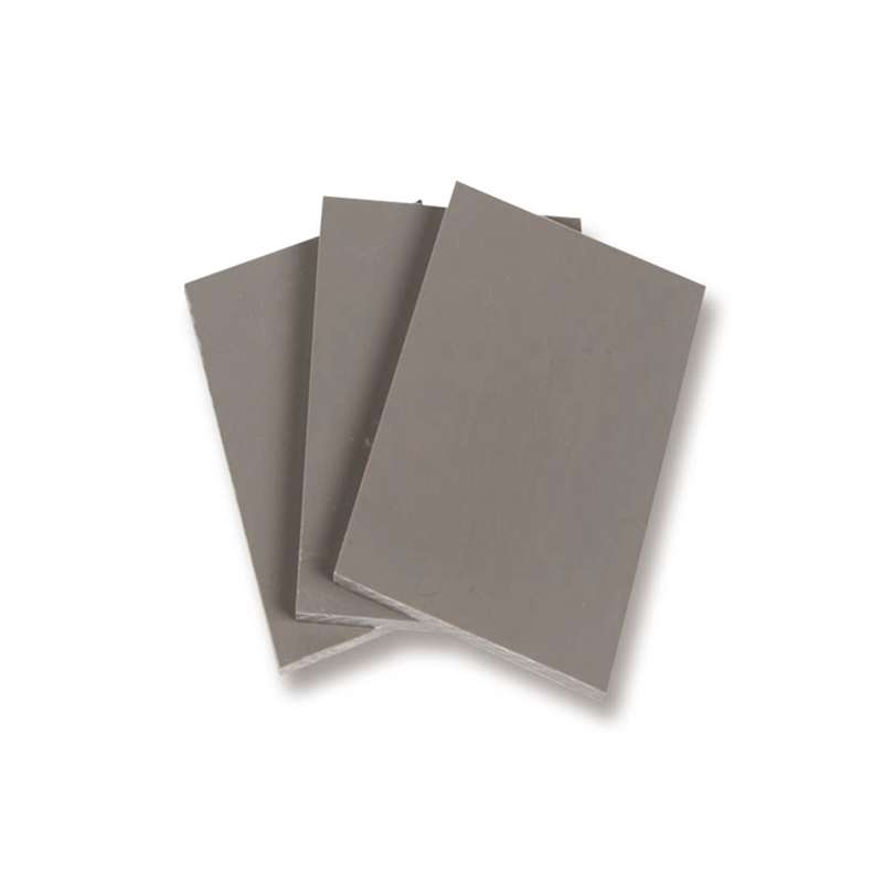 Siva trdna PVC plošča, odporna na kisline in alkalije