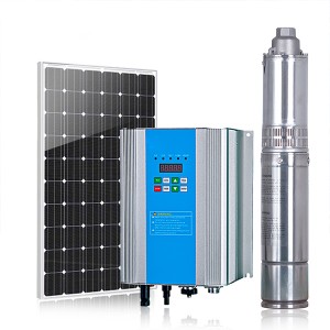pompa d'acqua solare sommergibile 5hp 10hp 20hp pompa d'acqua solare per l'agricultura set di pompa solare