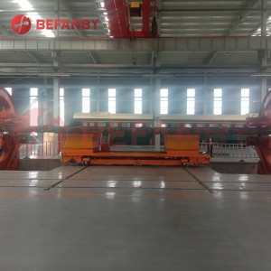 20-Tonnen-Stahlplattenschienen-Transferwagen