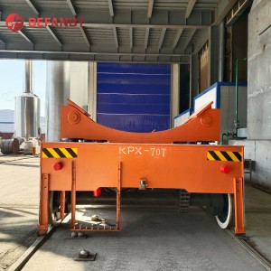 Tovarniški hidravlični vozički za prenos tirnic z veliko zmogljivostjo