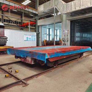 Тежкотоварна железопътна транспортна количка за завод за стомана