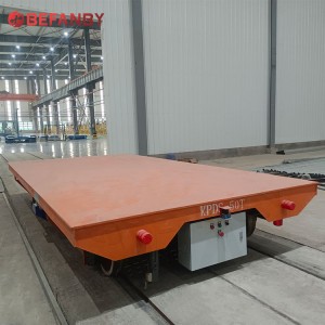 Sina Factory Price Electric 50t Rail Transfer Trolley