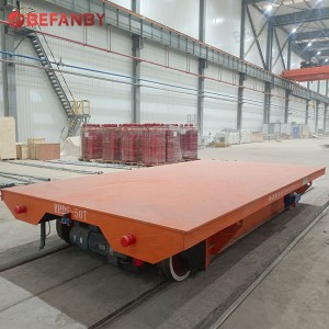 Hot-selling Industry Heavy Load Raw Material Electric Rail Transfer Cart
