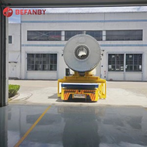 Heavy Duty Mould Plant Battrey Railless Transport Trolley