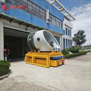 I-Heavy Duty Mold Plant Battrey Railless Transport Trolley