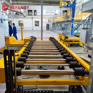 5T Automatic Roller Tafura Rail Transfer Trolley
