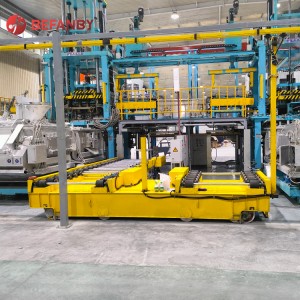 Hatina Nû ya Chinaînê Metal Plant Rail Veguheztina Battery Trolley Motorized Operated