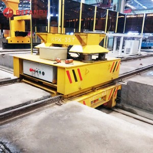 Trajektový železničný prepravný vozík pre výrobnú linku