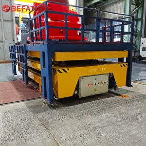 Factory 20 Ton Material Handling Hydraulic Canja wurin Cart
