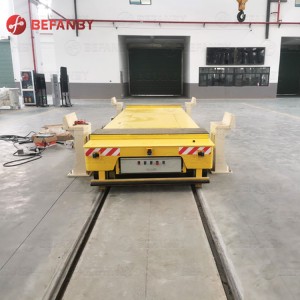22T Customized Hydraulic Lifting Rail Transfer Cart
