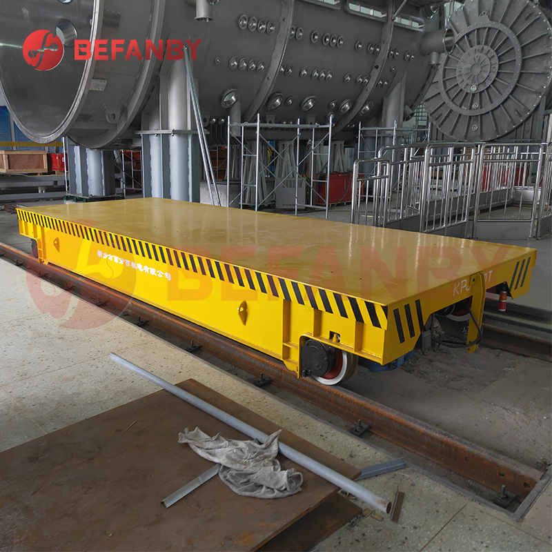 Металічны завод 20-тонны кабель Power Rail Transfer Cart