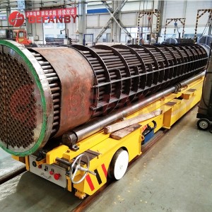 10-Tonnen-Kondensatorhandhabungs-Rollenschienen-Transferwagen