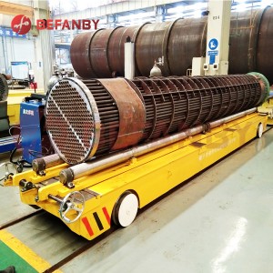 Carro de transferencia de riel de rodillos de manipulación de condensador de 10 toneladas