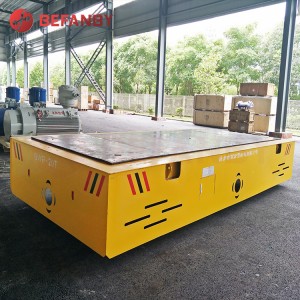 XX Ton Automatic Electric Trackless Transfer Cart Factory