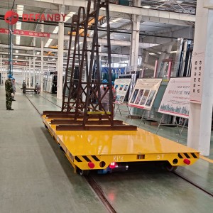 Planta de moldes Carro de transporte ferroviario de batería de 5 toneladas