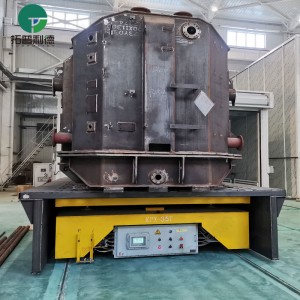 Batterij 35 Ton Hydraulic Lifting Rail Transfer Trolley