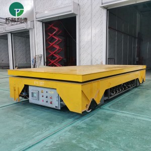 Batterie chariot de transfert de rail de levage hydraulique de 35 tonnes