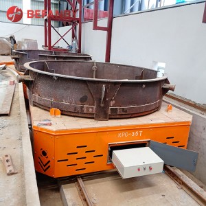 I-China Industry Warehouse 35T Anti-heat Steerable Transfer Cart