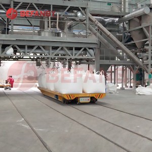Factory 20T Low Voltage Rail Guided Transfer Cart