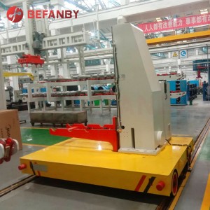 5 Ton Industrial Motorized Rail Power Transfer Cart