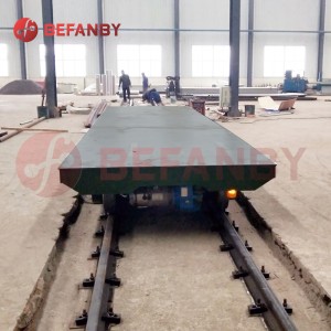 Carro de transferencia ferroviaria de taller de baterías de China 10T