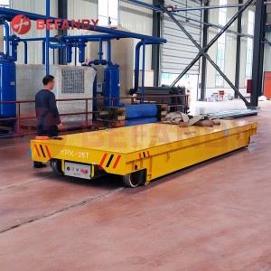 Vormfabriek 25 ton batterijrailtransportwagen