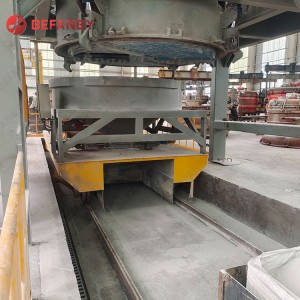 Motlakase Factory Steel Ladle Rail Transfer Cart