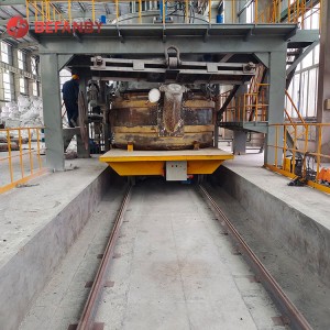 Electrical Factory Steel Ladle Rail Transfer Cart