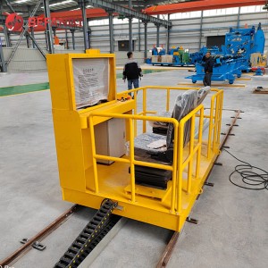 Højkvalitets skinnestyret 500 kg motoriseret inspektionsjernbanevogn