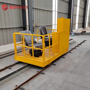Hege kwaliteit Rail Guided 500 Kg Motorized Inspection Railway Cart