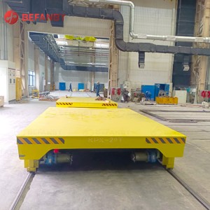 20 tons tilpasset batteri Power Rail Transfer Trolley