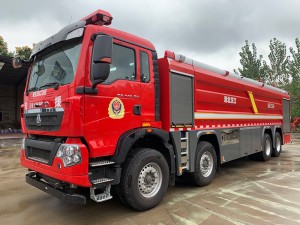 25 tonnás HOWO víztartályos tűzoltó teherautó-gyár