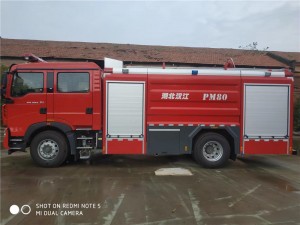 8 tonnás HOWO kínai gyártó alacsony árú Rescue Escape vészhelyzeti vízhabos tűzoltó teherautó